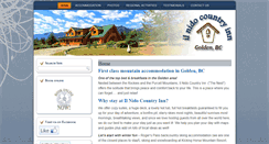 Desktop Screenshot of ilnidocountryinn.com